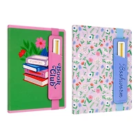 Assorted 6" x 8" Bookish Journal with Pen Pouch, 1pc. by Fab Finds
