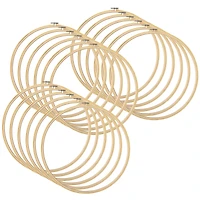 18 Pack: 14" Wooden Embroidery Hoop by Loops & Threads™