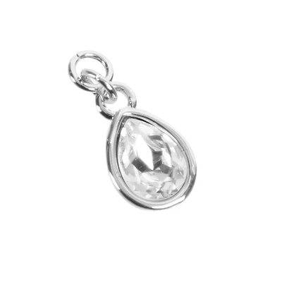Clear Austrian Crystal Pear Cut Charm by Bead Landing™