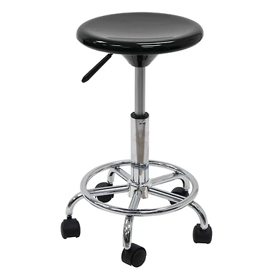 Studio Designs Black & Chrome Studio Stool