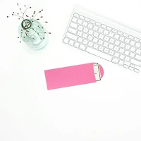 JAM Paper 4.5" x 10.375" Ultra Pink Policy Envelopes, 25ct.