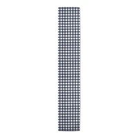 90" Navy Blue Buffalo Check Cotton Twill Table Runner