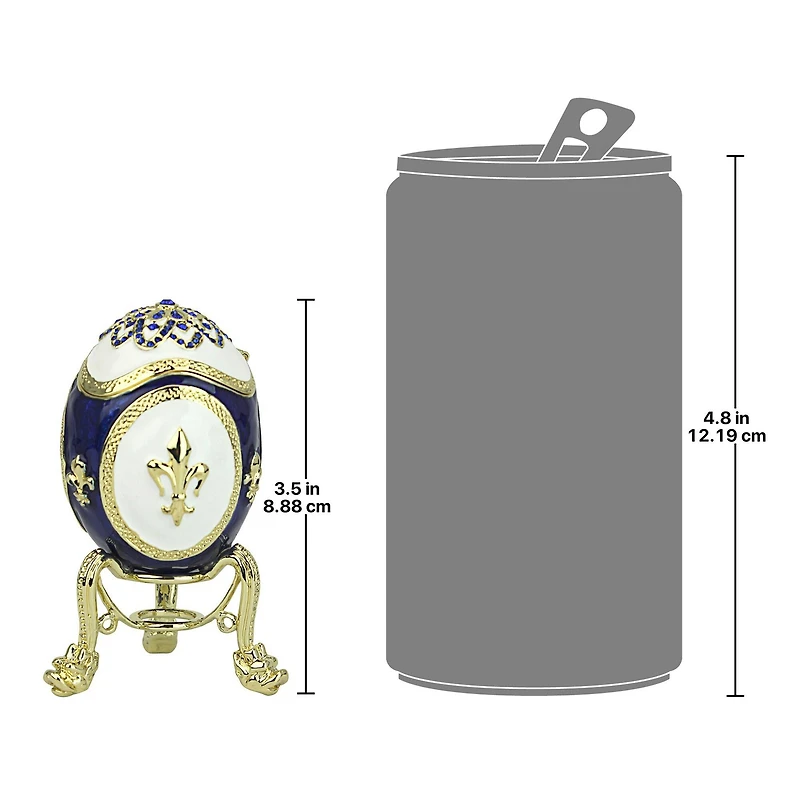 Darya Peterhof Palace Romanov-Style Collectible Enameled Egg