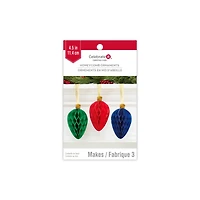 Honeycomb Bulb Ornament Kit by Celebrate It™