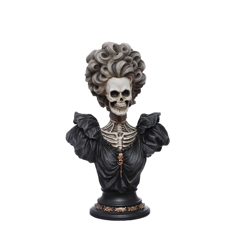 9" Skeleton Woman Bust Tabletop Décor by Ashland®