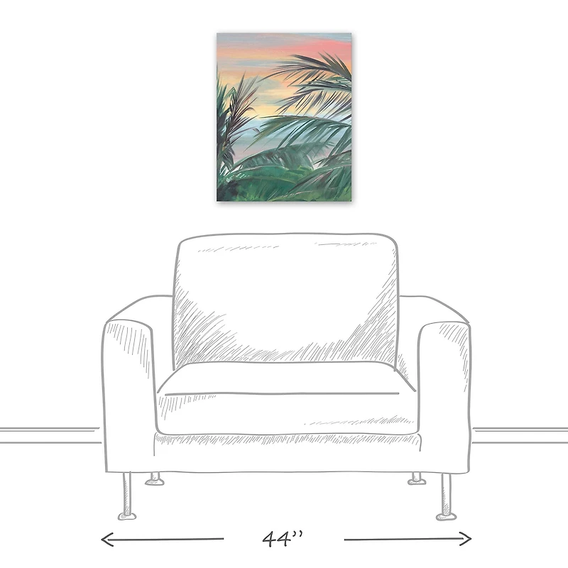 Hawaiian Sunset Canvas Wall Art