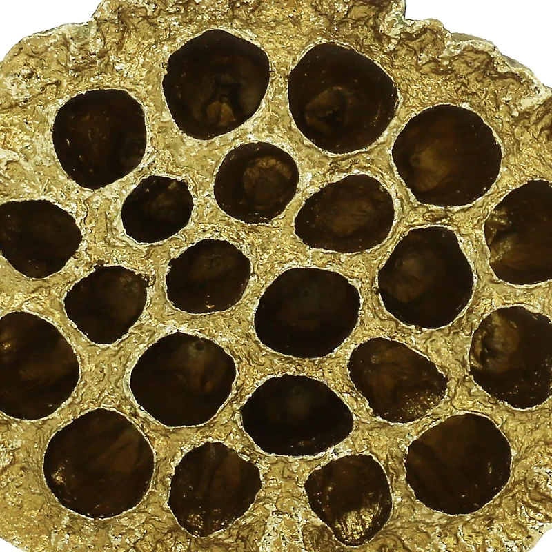 4.25" Gold Lotus Pod Tabletop Décor by Ashland®