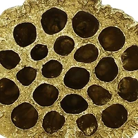4.25" Gold Lotus Pod Tabletop Décor by Ashland®
