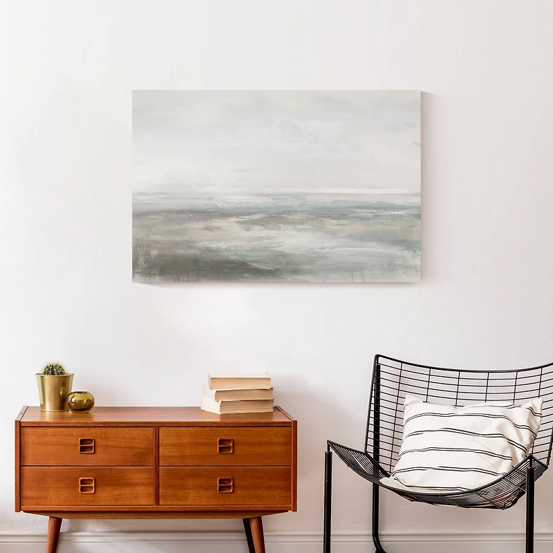 Abstract Seascape 30" x 20" Canvas Wall Art