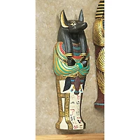 Design Toscano 12" Icons of Ancient Egypt Anubis Wall Sculpture