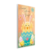 Stupell Industries Hangin' With My Peeps Easter Egg Chicks Wall Plaque Art