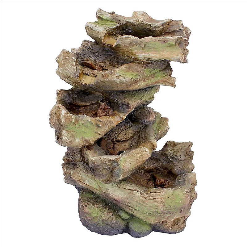 Design Toscano Mesquite Falls Illuminated Garden Fountain