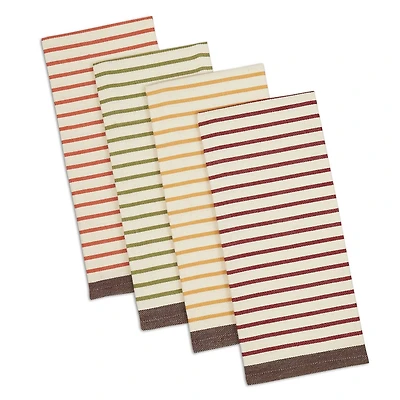 DII® Harvest Prep Stripe Woven Dishtowel Set