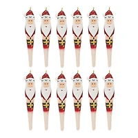 12ct. Santa Drop Ornament