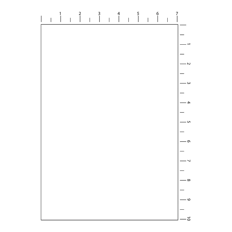 Blank Stencil, 7" x 10" by Craft Smart®