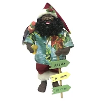 Santa's Workshop 15" Black Island Claus Figurine