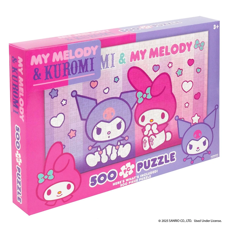 Hello Kitty® My Melody & Kuromi 500 Piece Puzzle