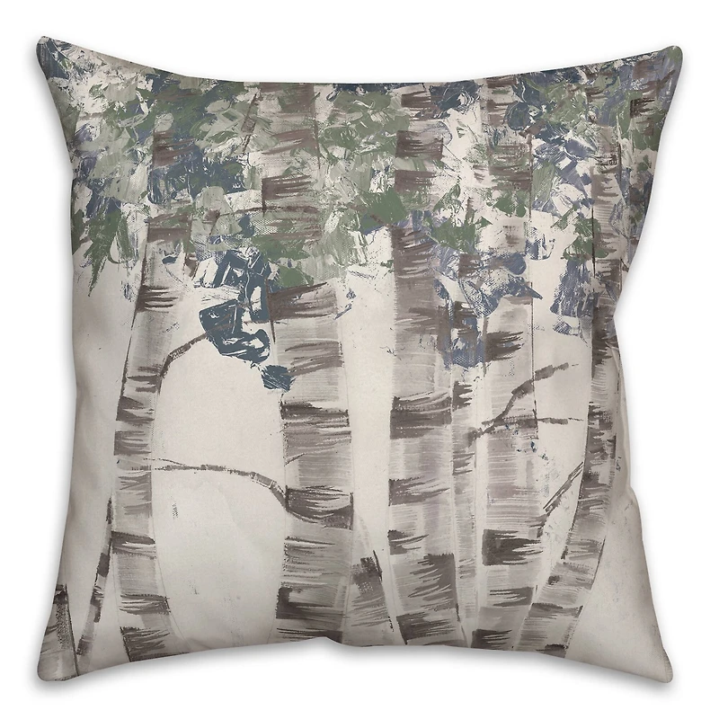 Birch Trees 18" x 18" Indoor/Outdoor Pillow