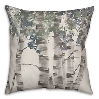 Birch Trees 18" x 18" Indoor/Outdoor Pillow
