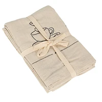 Hello Honey® Coffee Mug Linen & Cotton Blend Tea Towels, 4ct.