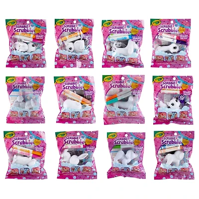 12 Pack: Assorted Crayola® Scribble Scrubbie™ Pets