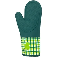 Green Plaid Shamrock Oven Mitts, 2ct.