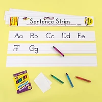 Trend Enterprises® Wipe-Off® White Sentence Strips, 180ft.