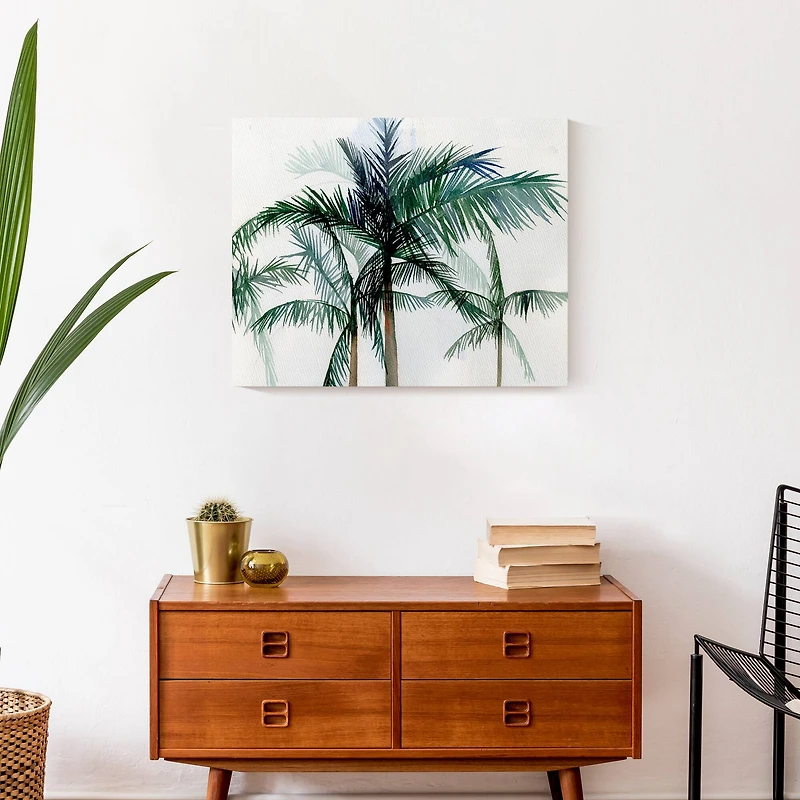 Cocunut Palms 20" x 16" Canvas Wall Art