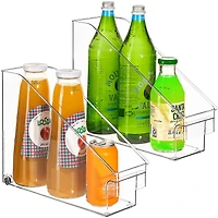 Sorbus Roll-Out Fridge Caddies, 2ct.