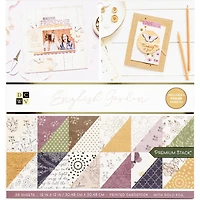 DCWV® English Garden Cardstock Premium Stack, 12" x 12"