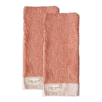 DII® Burnt Orange Washed Waffle Woven Dishtowels, 2ct.