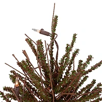 2ft. Pre-Lit Medium Warsaw Twig Artificial Christmas Tree in Burlap Base, Clear Lights
