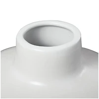 17" Modern Round Ceramic Vase