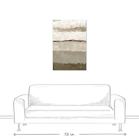 Neutral Stripes 24" x 36" Canvas Wall Art