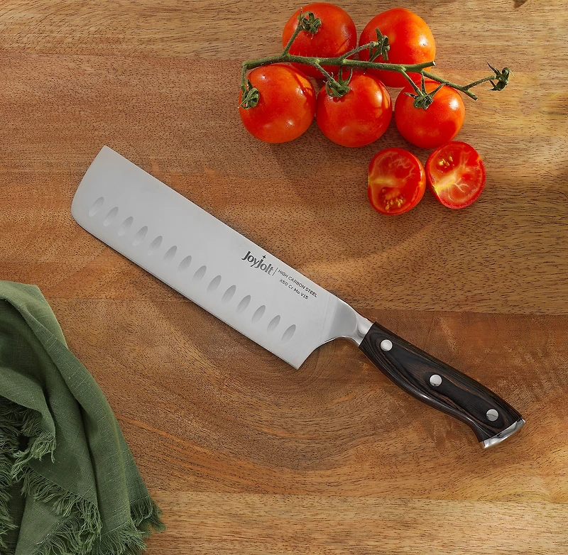 JoyJolt® 7" High Carbon Steel Nakiri Knife