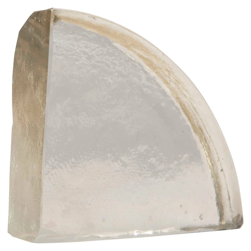 Hello Honey® 5.5" Geometric Glass Block Bookend