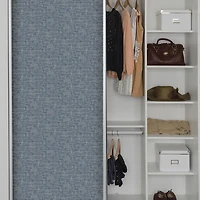 NuWallpaper Navy Poplin Texture Peel & Stick Wallpaper
