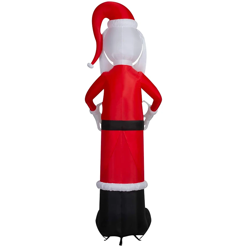 10ft. Airblown® Inflatable Christmas Giant Jack Skellington in Santa Outfit
