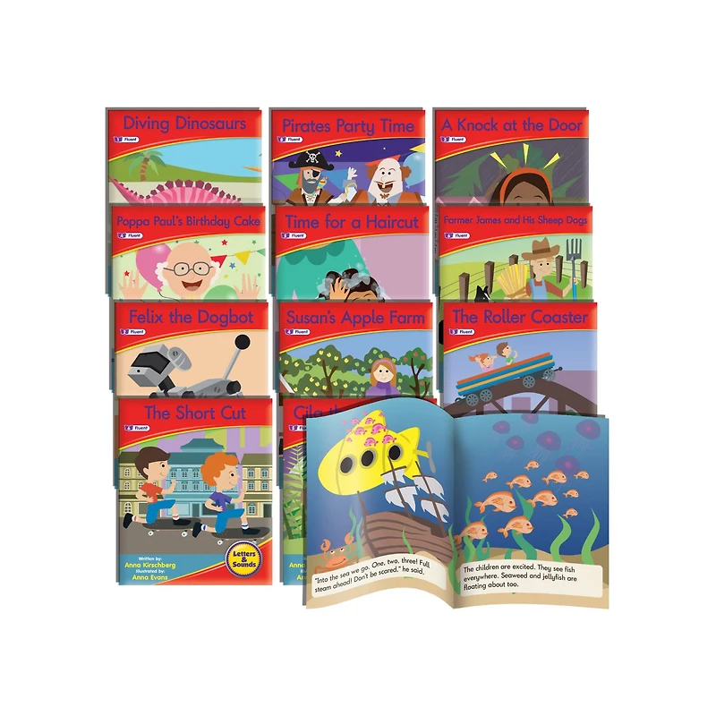 Junior Learning® Letters & Sounds Phase 6 Set 1 Fiction Decodable Readers