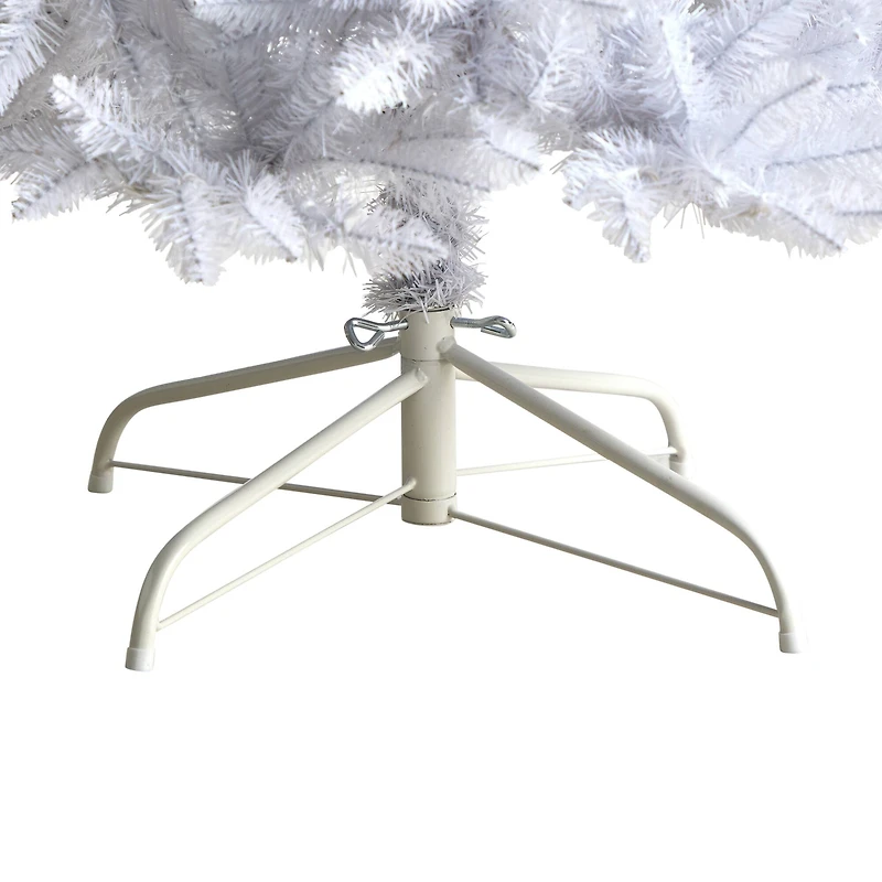 8ft. Unlit Slim White Artificial Christmas Tree