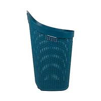 Mind Reader 60L Ventilated Mobile Laundry Hamper with Cut Out Handle & Integrated Caster Wheels