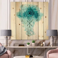 Designart - Symbol of Alchemy and Sacred Geometry II