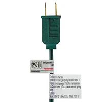 Set of 15 Red Satin G50 Globe Christmas Lights - Green Wire