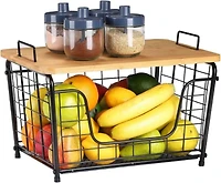 NEX™ 14" Organizer Bin with Bamboo Lid