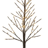 4ft. Deep Brown LED Icy Twig Tree