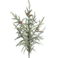 28.25" Green Frosted Soft Pine with Pinecone Stem by Ashland®