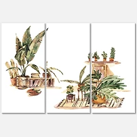 Designart - Indoor House Plants Urban Jungle III