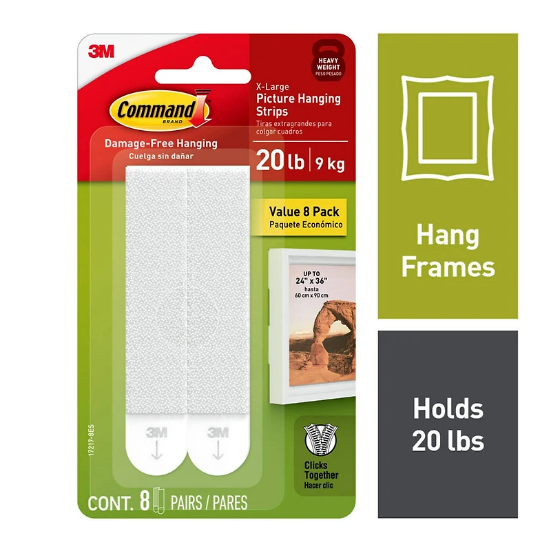 3M Command™ X-Large Picture Hanging Strips