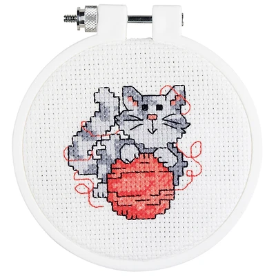 Janlynn® Kid Stitch Kitty Counted Cross Stitch Kit