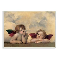 Stupell Industries Angels In Wonder Classic Oil Painting Wall Plaque